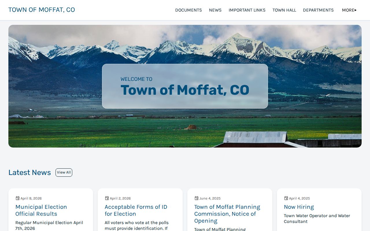 Saguache County municipal warrant Moffat records procedure